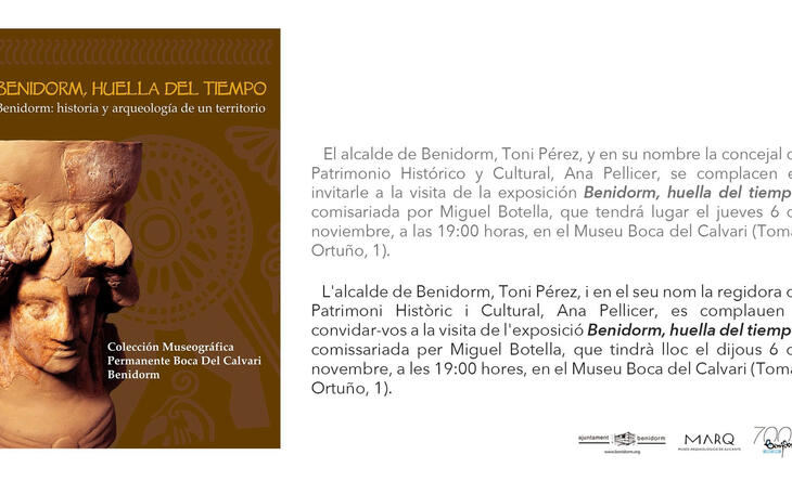 El Museu Boca del Calvari expone a partir de este jueves ‘Benidorm, huella del tiempo’ con piezas desde la prehistoria a la Edad Moderna